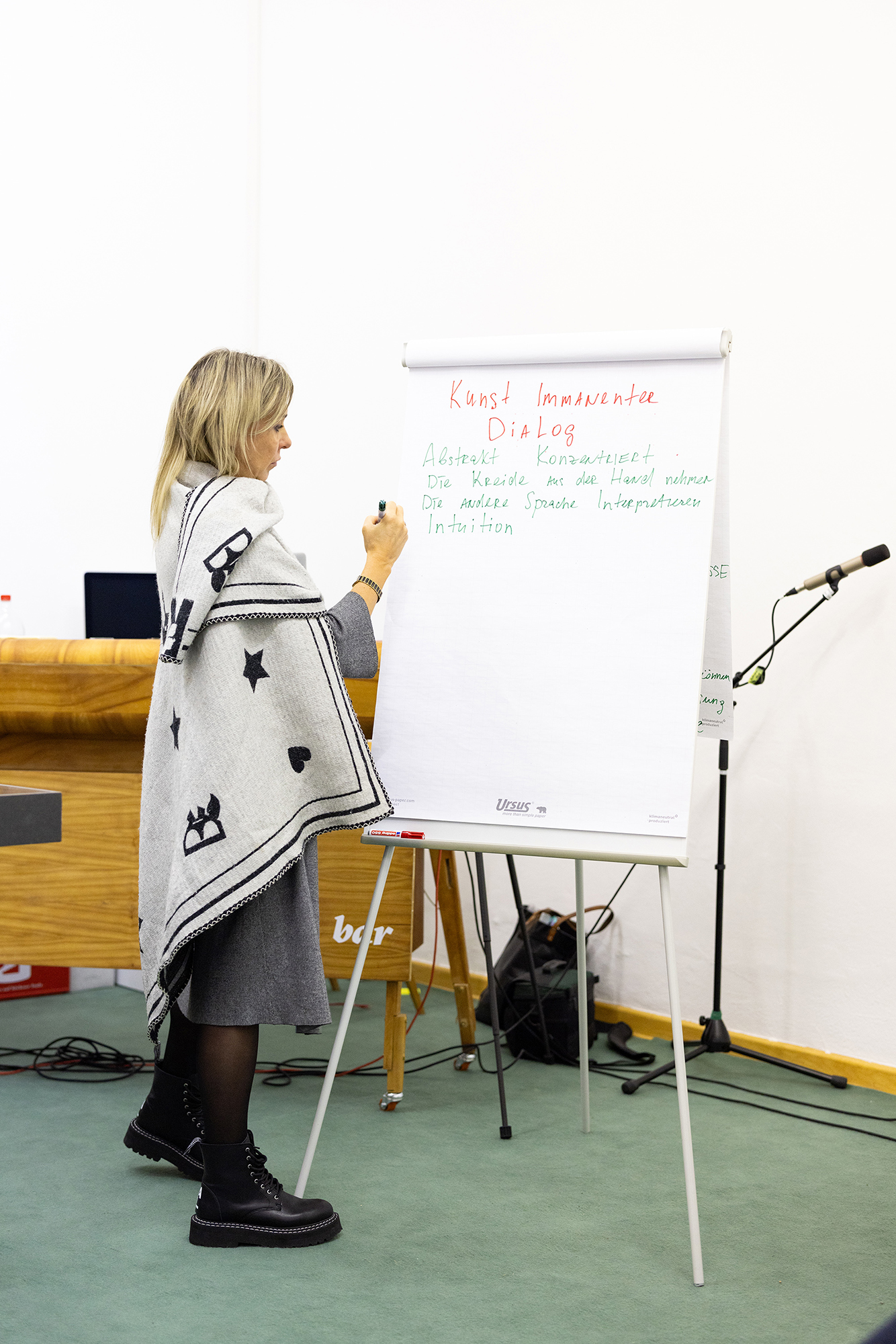 Workshop Begriff Findung - Dialog, kunstimmanenter Dialog