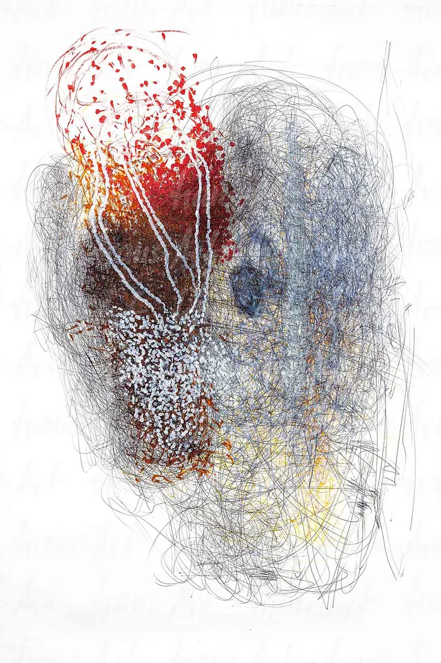 Zeichnung - trans-Art Performance