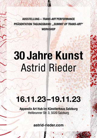 30 Jahre Kunst - Astrid Rieder - im Künstlerhaus Salzburg
