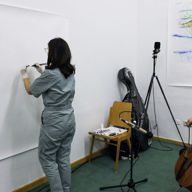 trans-Art Performance mit Astrid Rieder und Sebastian Jolles