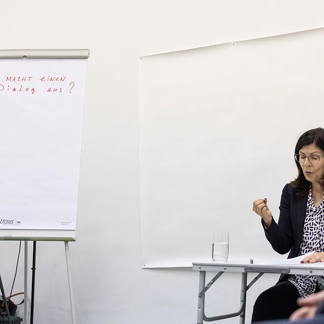Workshop Begriff Findung - Dialog, kunstimmanenter Dialog